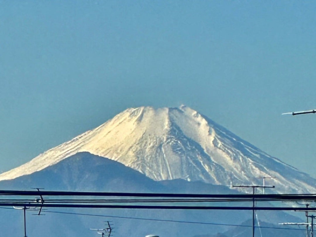 自民党控室から見た富士山